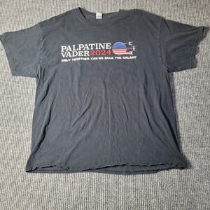Star Wars Movie Vote Palpatine Vader 2024 Unisex T-Shirt Full Size XL